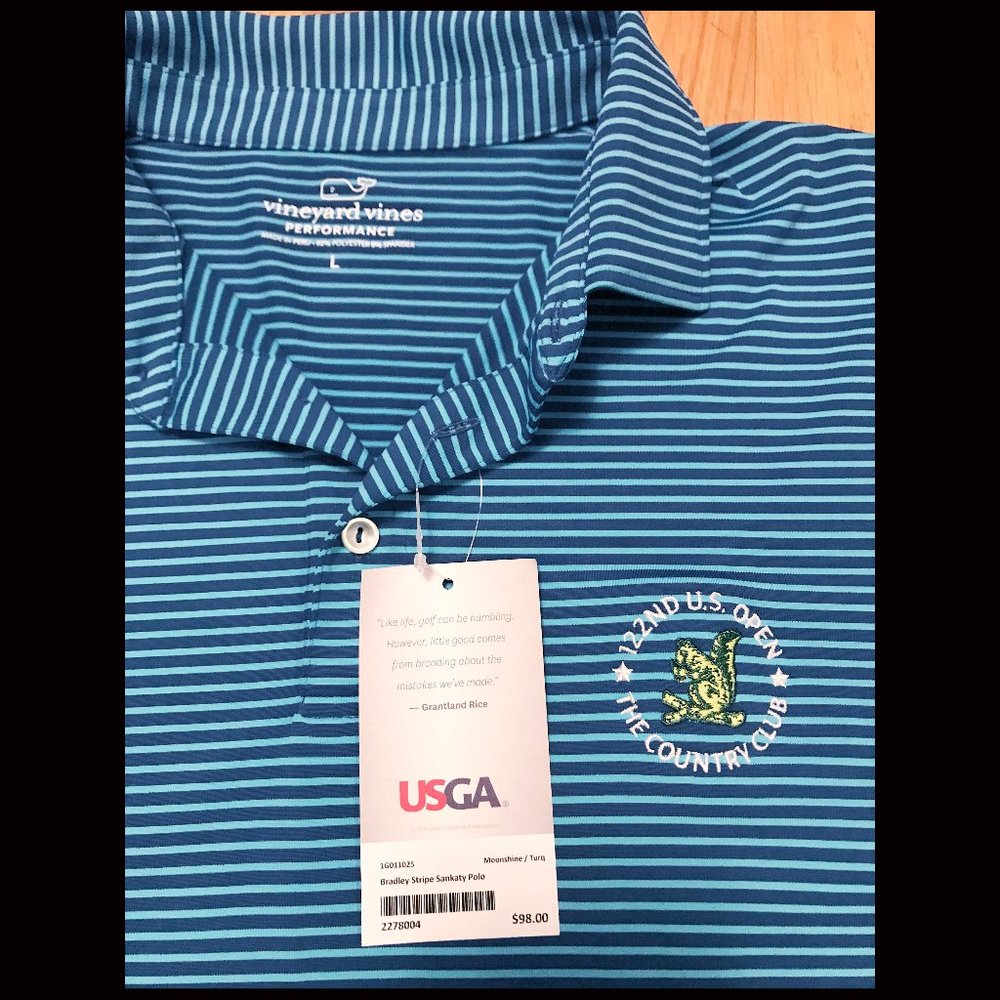 NEW Men's Golf Polo from 2022 US Open at The Country Club, Brookline, MA